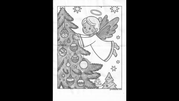 Presley Geigle’s angel. Photo courtesy of the Murdo Area Chamber of Commerce Facebook page