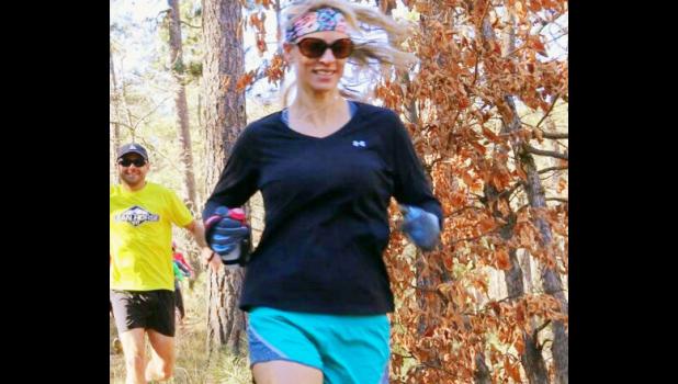 Tina Scott is currently dedicating a series of trail runs to her buddy, Brooke.
