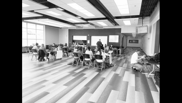 The Kadoka Area School District’s Title One Data Retreat was held last Tuesday, May 18, 2021 at the Kadoka New Gym. Attendees were able to look at the school district’s test score data, surveys, and more for the 2020-2021 school year. The school uses the data to make changes going into next year. The event lasted from 9 a.m. to 3 p.m. Desmond Bad Wound