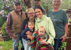 The Jenson family ranches in Harding County: Ron, Starla, Keen, 4, Jace, Kami, Kage, 8 months, and Louise.